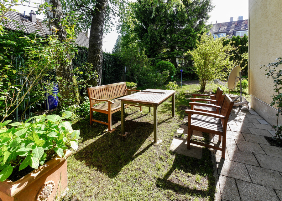 Erholung im Garten | Verkauf Haus - München Obergiesing-Fasangarten