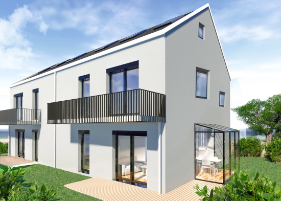 Haus B aus Südost | Verkauf Haus - München Schwabing-Freimann