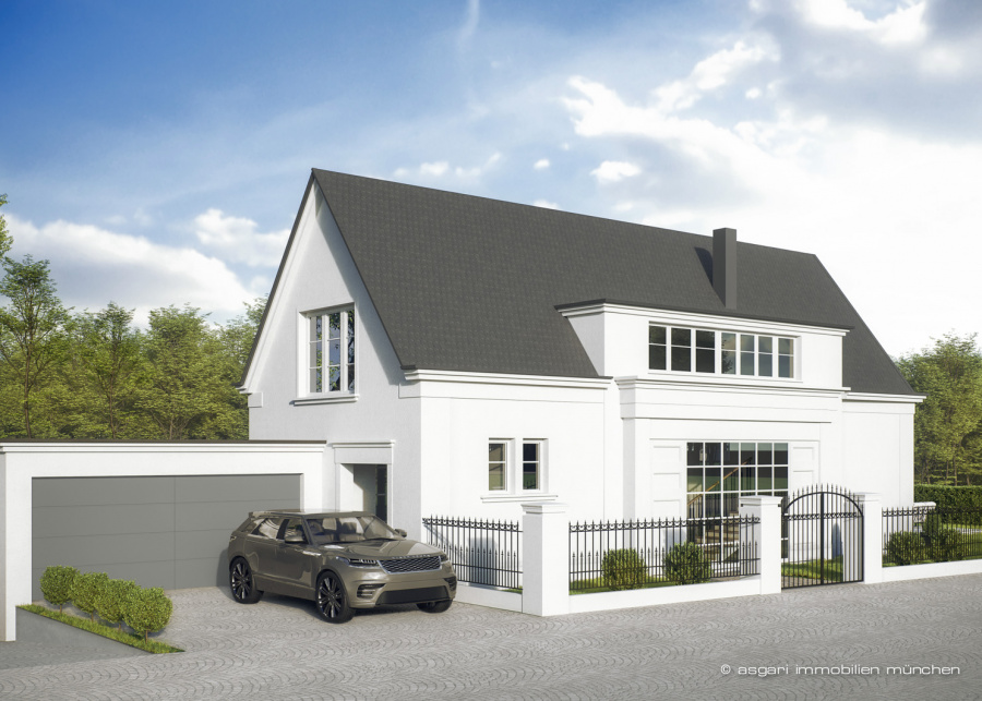 Straßenansicht | Verkauf Haus - Grünwald