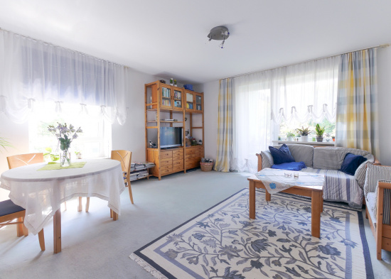 Wohnzimmer mit Balkon | Verkauf Wohnung - München Untergiesing-Harlaching